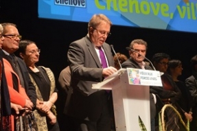 A Chenôve, Thierry Falconnet présentait des voeux placés sous le signe d'une nouvelle urbanité !